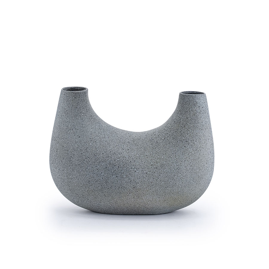 Vase Momo klein – grau