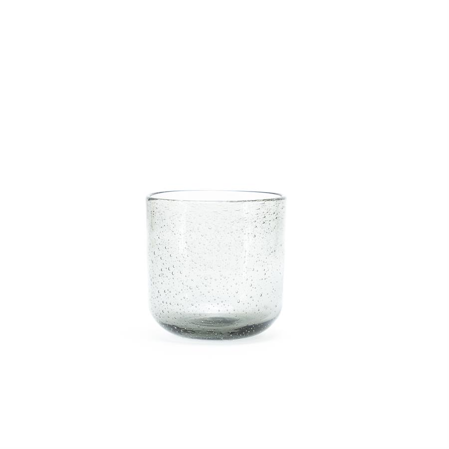 Wasserglas Bubble – grau