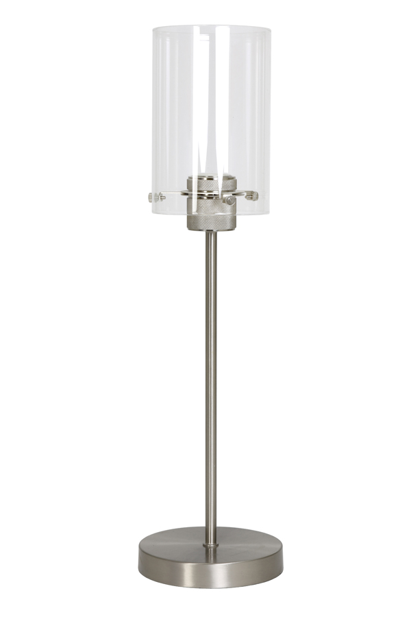 Tischlampe VANCOUVER nickel + satin