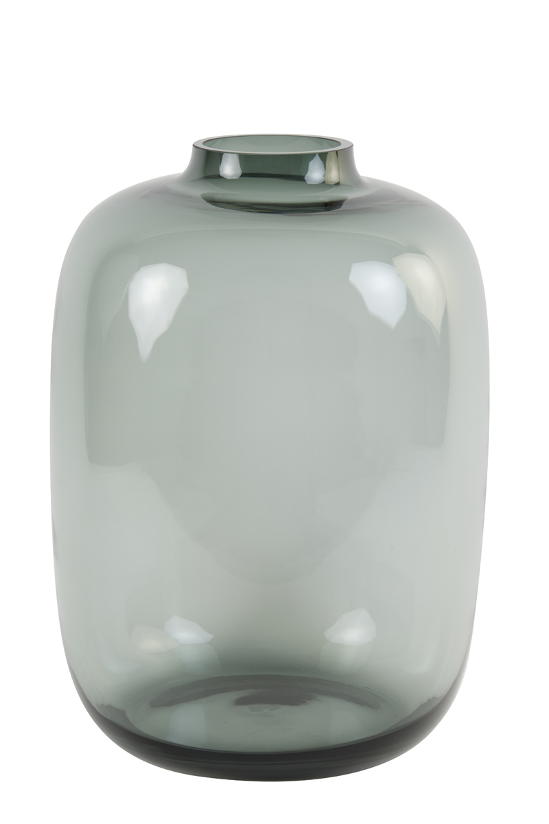 Vase KEIRA Glas grau