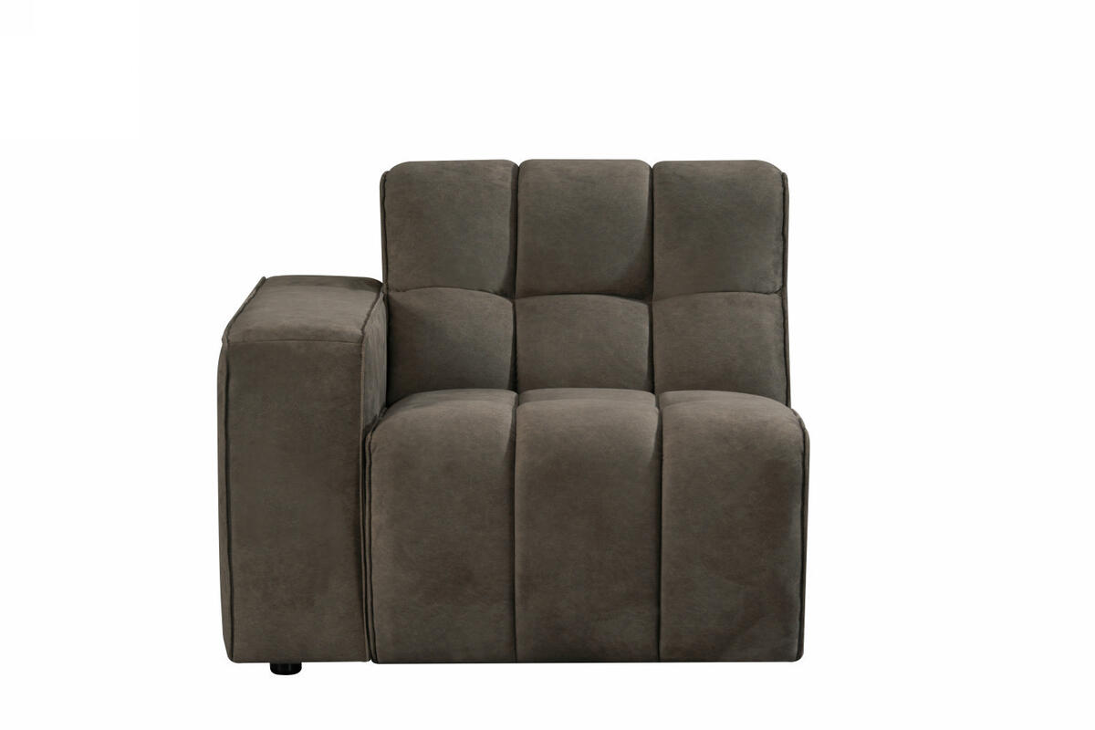 Sofa Valentino 1,5 Sitzer Arm Links Cosmo Taupe