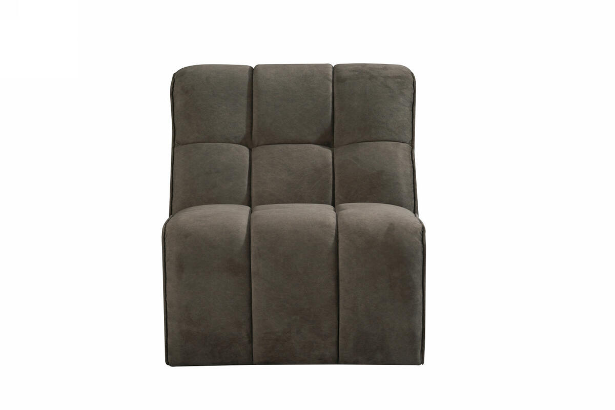 Sofa Valentino 1,5 Sitzer ohne Armlehne Cosmo Taupe