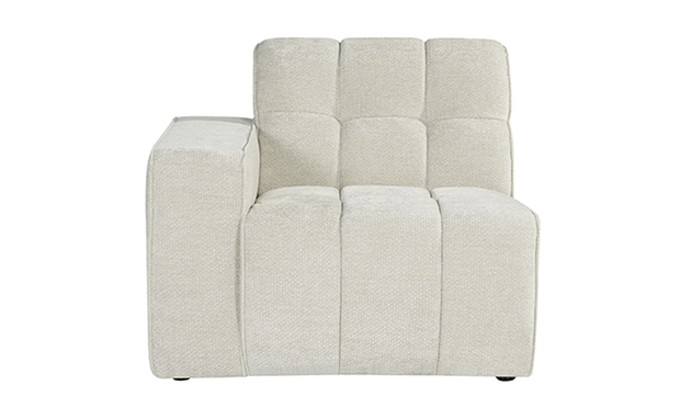 Sofa Valentino 1,5 Sitzer Arm Links Natur