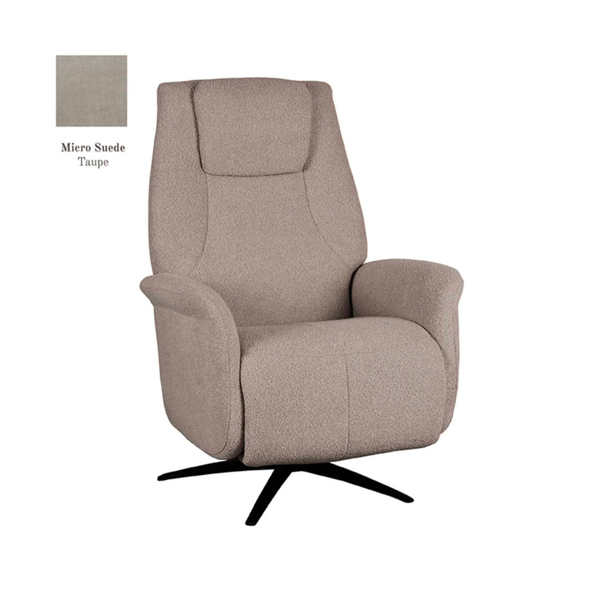 Fauteuil Stockholm Micro Suede Taupe